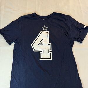 Nike Dallas Cowboys Dak Prescott T-shirt, size extra large